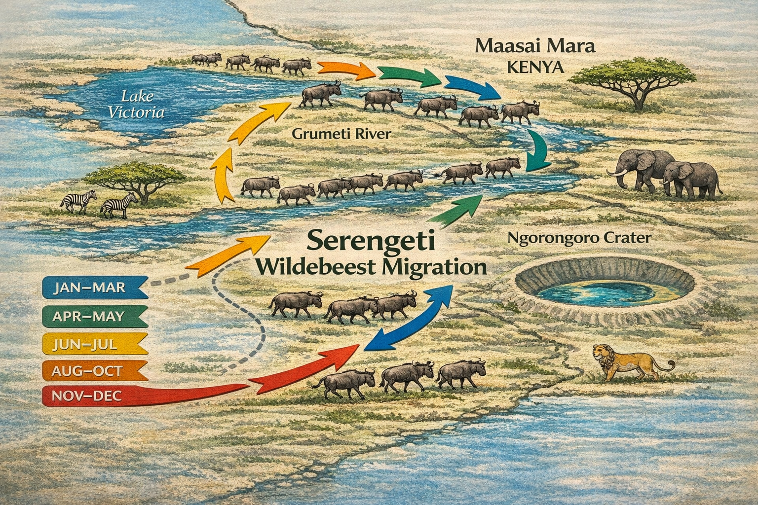Serengeti Wildebeest Migration